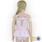 Latest Design Pink Solid Color Ruffle Infant Baby Summer Girl Romper Stripe Seersucker Adult Baby Girls Bodysuit