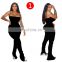 2021 Sexy Bodycon Ruched Pleated Jumpsuit Women Skinny stacked Flare pants Club Outfits Strap Ripped Rompers Playsuit