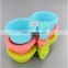 Pet Puppy Cat Dog Food Container Pet Drinking Dog Bowl Water Bottle