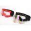 Splash fog proof fit-over plastic protective safety glasses goggles with adjustable strap