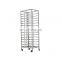 Large capacity stainless steel bread bakery machine rack tray trolley cart with wholesale price
