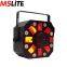 Disco Stage Effect 3 IN 1 Led Par Light And Studio Power Cable Black