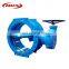 high pressure 2 inch ductile iron di double flanged butterfly valve