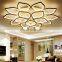 contemporary led luxury flower ceiling lamp with remote control from Zhongshan