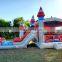 Dual Lane Wet Slides Kids Bouncy Castle Jumpers Inflatable Bounce House And Water Slide Combo