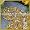 Garments Applique with Gold Beaded FHA-018