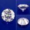 Moissanite Stone Loose D Colorless Simulated Diamond Loose Stone, Cut Gemstones VVS1 Clarity for Ring Pendant Jewelry Making with Certificate of Authenticity,0.5 carats