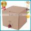 Bib filler aseptic fruit juice water milk wine dispenser bag in box