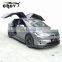 High quality carbon fiber RZ style body kit for Tesla model X front lip rear lip side skirts and wing spoiler