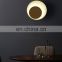 Nordic simple modern creative color round macaron lunar eclipse wall lamps for decoration