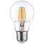 Hot Sell Warm White LED Filament Bulb A19 E27 6W Dimmable