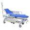 PP Plastic Ambulance Hydraulic Patient Transport Trolley Cart for hospital use