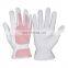 HANDLANDY Breathable Pink Pigskin Leather Scratch Resistance Yard Work Women Gardening Gloves With Mesh Back