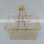 wire mesh storage baskets Metal Wire Mesh Fry Basket with Handles wire mesh storage baskets