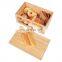 Large Single Layer Bamboo Bread Box Bamboo Bread Storage Box With Cutting Board