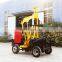 HWH260ZQ Four wheeler Highway Guardrail Pile Driver Loader Highway Guardrail Piling Machine