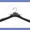 Textile use high quality black plastic clothes coat hanger