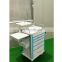 HC-M046 Hot Sale Medical steel and plastic with scagliola surface Hospital Anesthesia Cart trolley