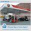 Private custom design prefabricated grid structure space frame gas station