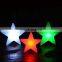 large outdoor Christmas balls lights /Multi color plastic star /tree/snow led rechargeable lamp  Christmas decorations lights