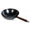 Nonstick Lightweight Rustproof Carbon Steel Wok with Wooden Handle