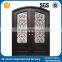Factory Price And Glass With Iron Front Door Insert