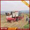 Wheat harvester modified with rubber track chassis anti sinking vehicle