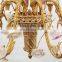 wedding vintage copper hanging lights porcelain ceramic flower light brass chandelier