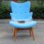 Colorful Fabric Wood Legs Featherston Chair Quality Choice