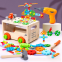 High Quality Children's Multi-Function Wood Car Electric Screwdriver Toy Disassembly Assembly Combination Tool Suit Tool Set