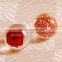 New design clear acrylic ball ornament wholesale with real flowers embedded for promotional gift