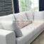 Living Room Furniture White Leather Corner Sofa C01-1