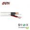 new 2016 coaxial tv cable rg59 with one steel messenger data cable transfer