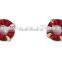 Beautiful Fashion Cheap Ruby Crystal Stone Heart Drop Earring Jewelry Set