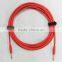 Pro audio1/4"-1/4" instrument guitar cable ,OEM for customer low MOQ