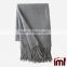 Cashmere Blend Throw,Heather Grey Woven Cashmere Throws
