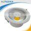 CE RoHS 10w 15w 20w dimmable COB led downlight,2 years warranty