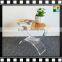 2016 Popular Customed Transparent Clear acrylic coffee table with stone top From China