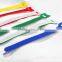 Soft custom colour available adjustable hook and loop wire cable tie