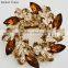 2015 fashion high quanlity crystal chinese redbud flower for elegant lady brooch