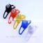 silicone printing logo LED Bike Light waterproof Bike led light