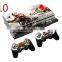Skin Sticker Cover Decal For PS3 PlayStation Super Slim 4000 + 2 Controllers