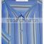 Bright color short sleeve stripes spreas collar mens dress shirt