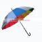 14colors Promotional Rainbow Mini Golf Straight Couple Umbrella