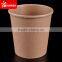 Disposable 16oz paper soup cup kraft