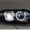 [AUTO LAMP] BM E46 4Door - LED Dual Angel Eyes Projector Headlights Set(no.6486)