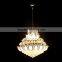 luxury with lutos flower crystal chandelier