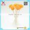 orange color cheap price aroma dry flower essential oil reed diffuser with stick