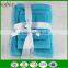 China wholesale luxury bule 100% cotton guest bath towel set