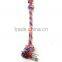 hot sale dog product dog cotton pet toy dog chewing toy colored cotton rope